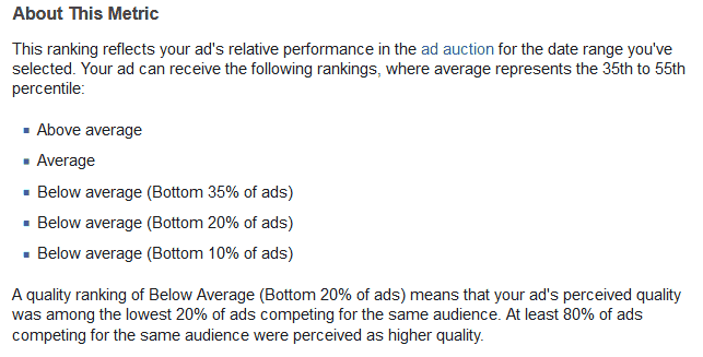 fb ad metrics
